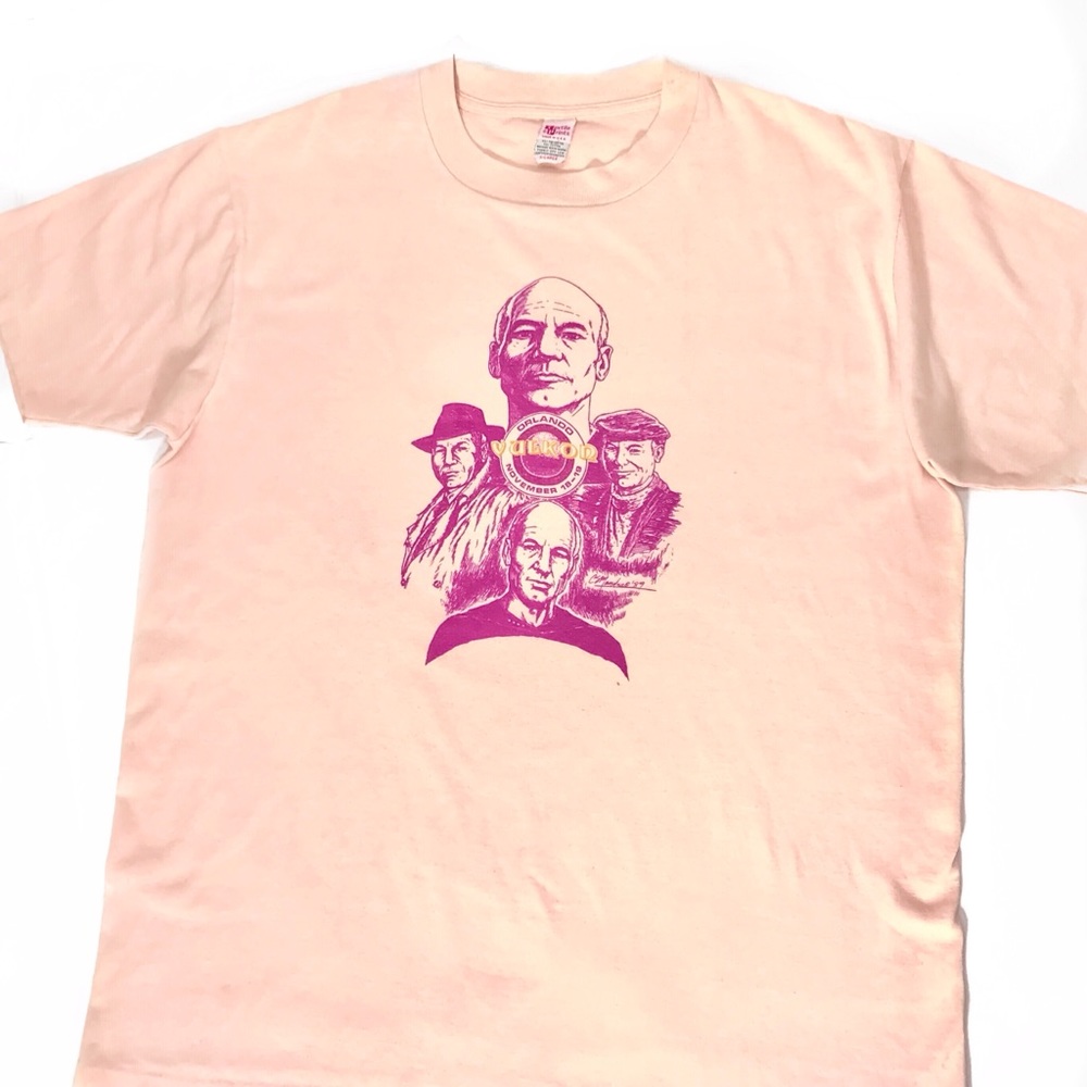 Star Trek Vulkon Picard Vintage T Shirt XL USA